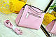 Сумка/Рожевий/Кожзам 1538 Туреччина, фото 3