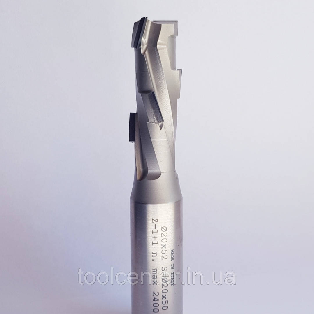 Алмазна фреза Z1+1 DIA: D20 NL52 LT112 Z=6+1