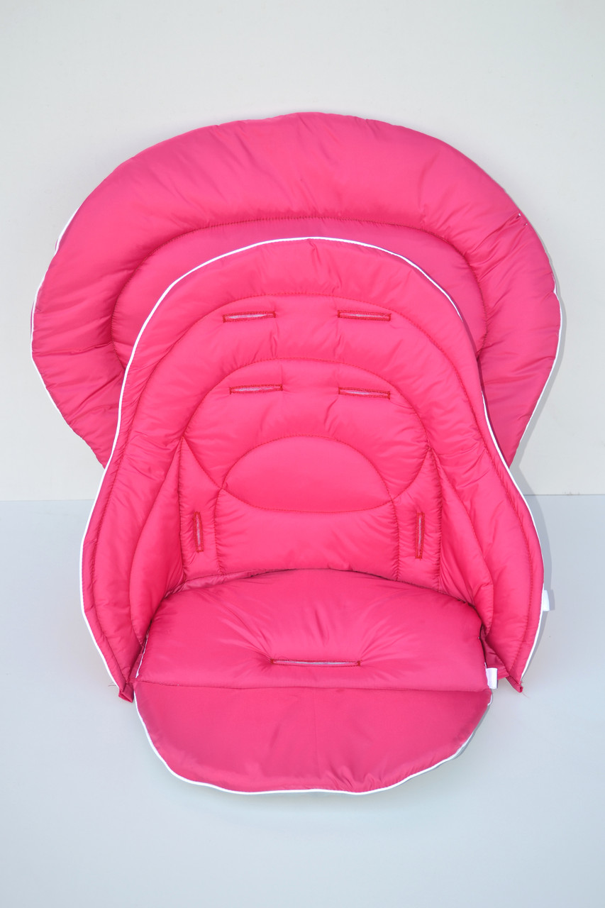 Набір чохлів до стільчика для годування Chicco Polly Magic 3 в 1 малиновий