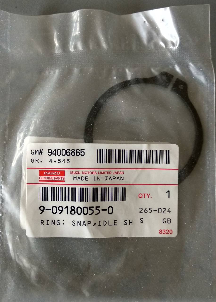 Кільце стопорне шестерні (А) і (В) двигуна Isuzu 4НК1 9091800550, фото 1