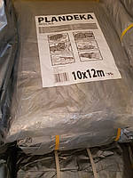 Тент Tenexim Mocny 10*12 м, готові розміри в ас., щільний 120 г/м2 срібний з УФ-захистом