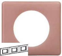 Рамка 3 пости рожева пудра 66763 Legrand Celiane, фото 1