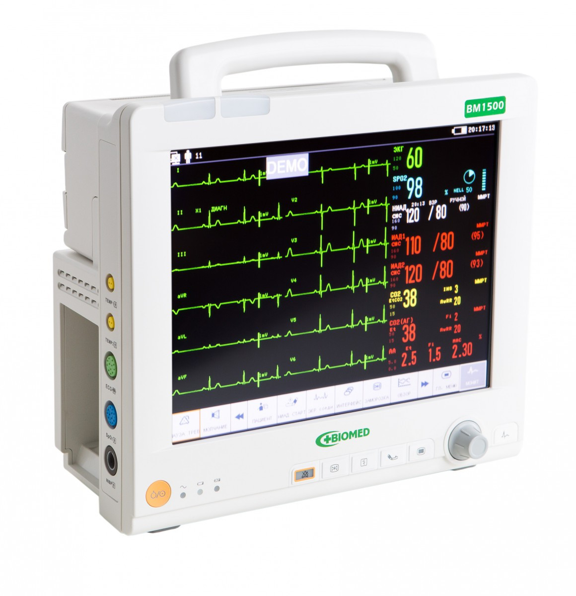 Модульний монітор експертного класу, фетальний монітор BM1500 Біомед
