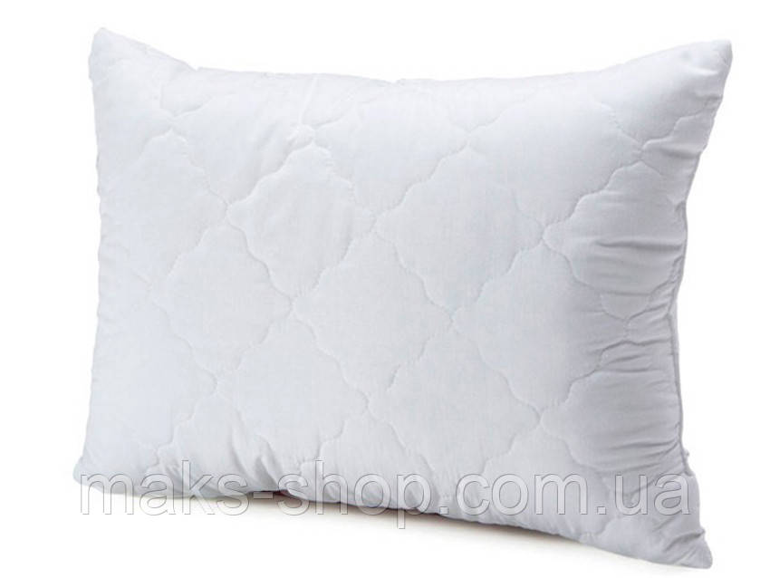 Подушка стьобана з наповнювачем холофайбер, подушка для сну гіпоалергенна (мікрофібра) 50х70