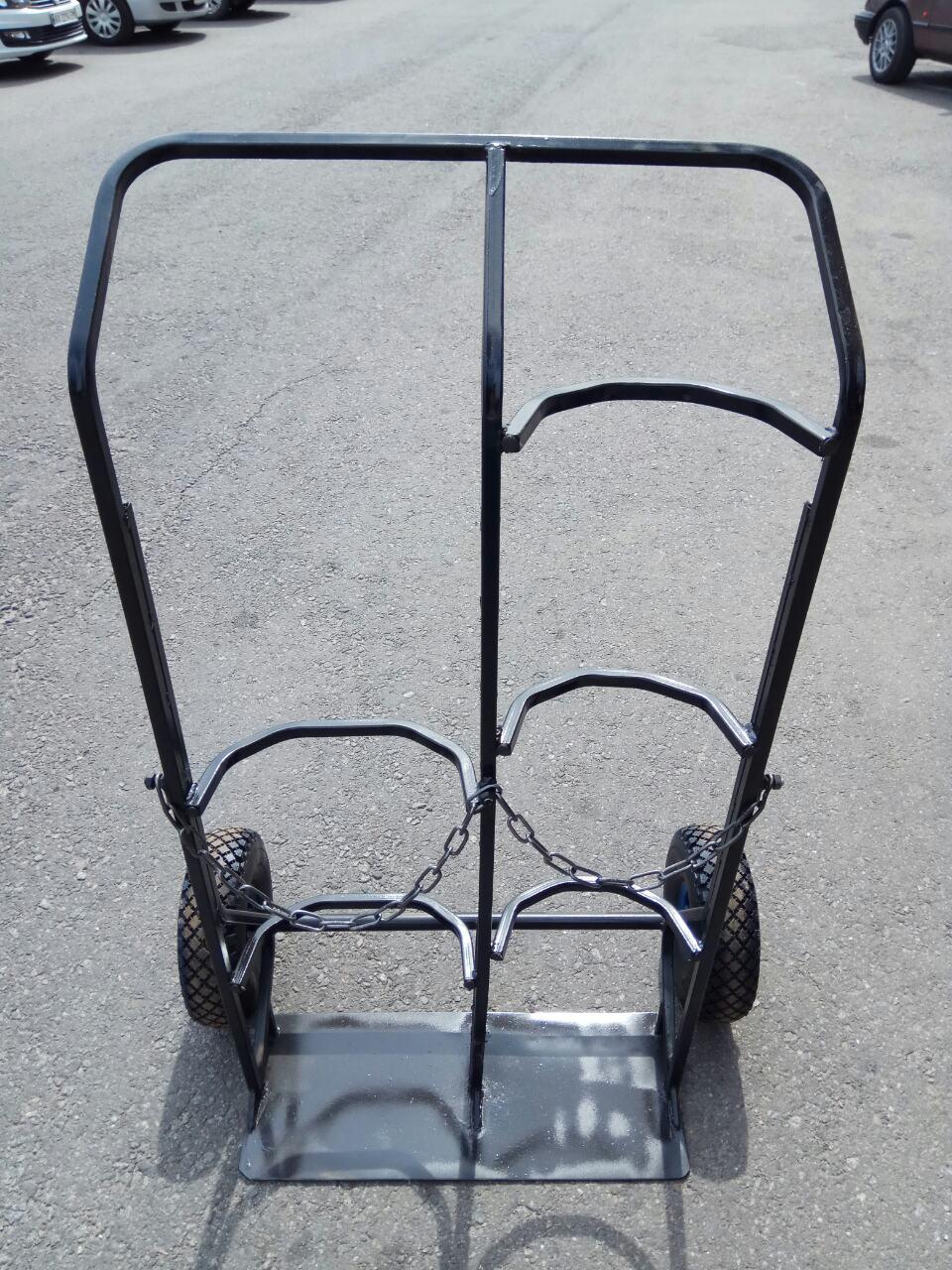 Тележка для Перевозки Двух Баллонов Кислород - Пропан — Купить Недорого ...