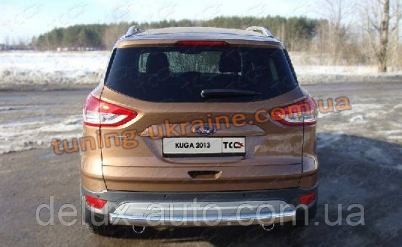 Захист заднього бампера труба пряма D60 на Ford Kuga