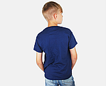 Дитяча футболка синя базова бавовняна (темно-синій) Valueweight kids Fruit of the Loom, фото 3