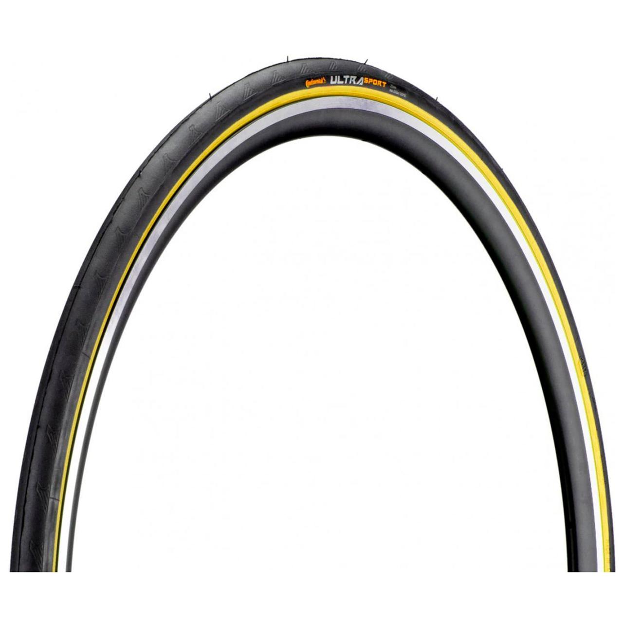 Велосипедна покришка шина Continental Ultra Sport II, 28" |700x23C, 23-622, Wire, PureGrip, Performance, Skin, 330гр.