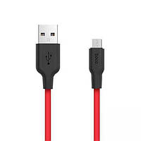 USB кабель Hoco X21 Silicone Type-C Black-Red