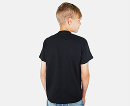 Дитяча Класична футболка для хлопчиків Чорна Fruit of the loom 61-033-36 9-11