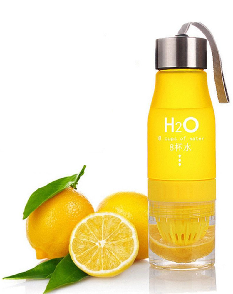 Пляшка соковижималка H2O жовта
