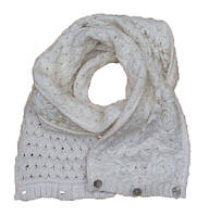 Ошатний дитячий шарф для дівчинки Pezzo D'oro Італія S06 K63006 Білий U  ⁇  Одяг для дівчаток