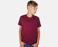 Дитяча Класична футболка для хлопчиків Бордова 61-033-41 5-6