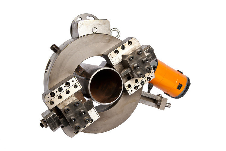 Труборіз роз'ємний ТР-80 для труб 10-80 мм (Електропривод 220В), фото 1