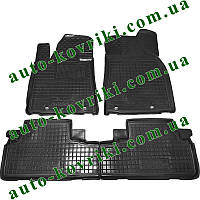 Резиновые коврики в салон Lexus RX (III) 2009-2015 (Avto-Gumm)