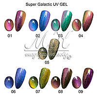 Гель-лак STARLET Super Galactic UV GEL, 10ml