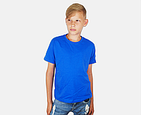 Дитяча Класична футболка для хлопчиків Яскраво-синя Fruit of the loom 61-033-51 7-8