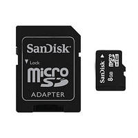 Мікро SD карта пам'яті 8 Гб 10 класу, microSD 8 Gb Class 10