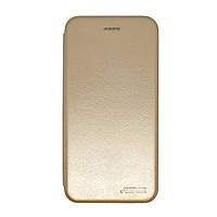Чехол книжка для Samsung J6 Plus / J610 противоударный Luxo Leather Walet Gold