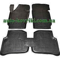 Резиновые коврики в салон Skoda Fabia III 2014-2021 (Avto-Gumm)