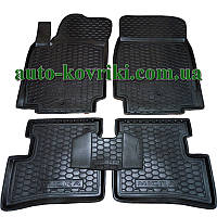 Резиновые коврики в салон Nissan Micra III 2003-2010 (K12) (Avto-Gumm)