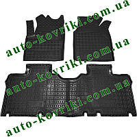 Резиновые коврики в салон Volkswagen Sharan I 1995-2010 (5 мест) (Avto-Gumm)