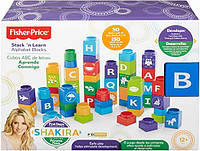 Розвиваючі кубики Fisher-Price Shakira First Steps Collection Stack n Learn Alphabet Blocks