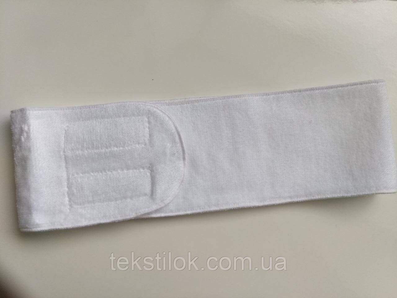 Пов'язка велюрова на дві липучки 8 см., фото 1
