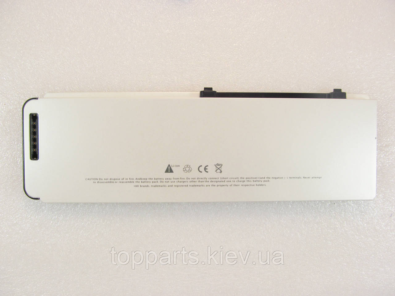 Батарея для ноутбука Apple A1281, 45Wh (4100mAh), 6cell, 10.8 V-Li-Po, срібляста,