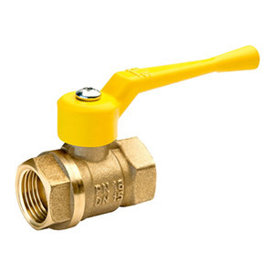 Кран кульовий Ду 20 газ різьба внутр./внутр. ручка ричаг Formec, фото 1