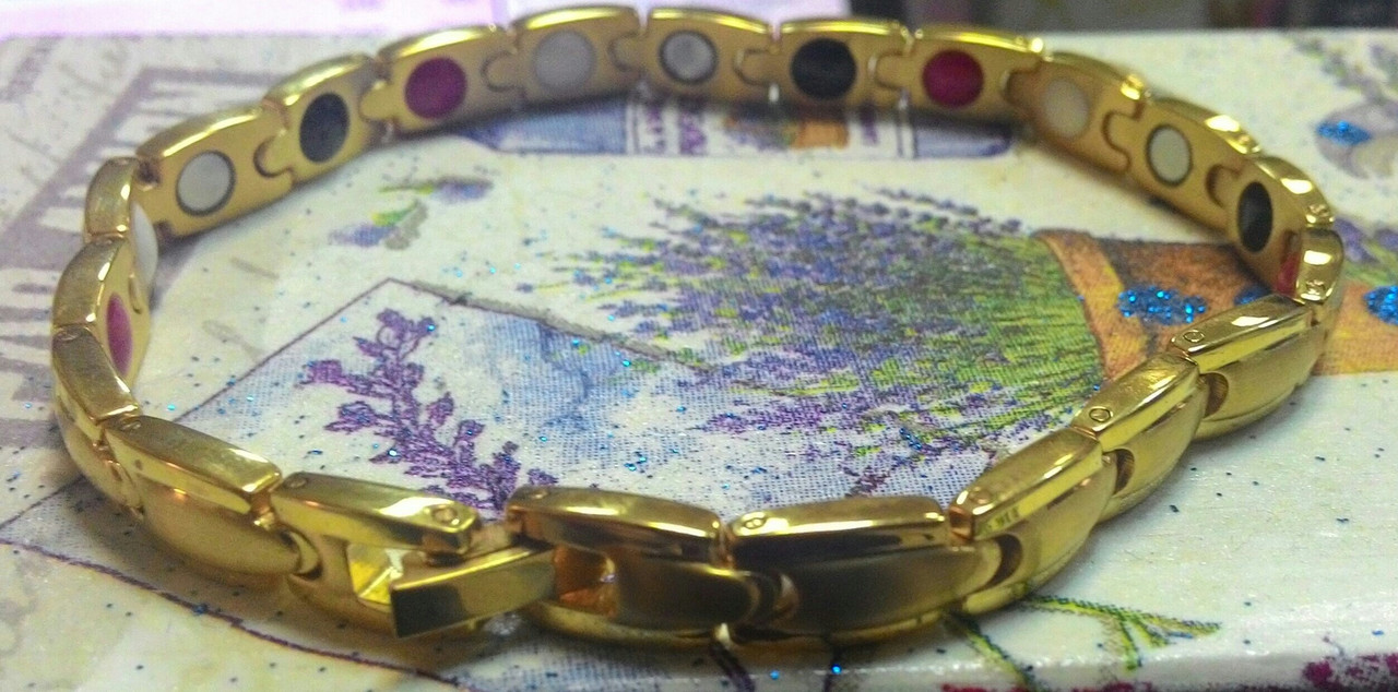 Магнітний Терапевтичний браслет Neways голд 4в1, фото 1