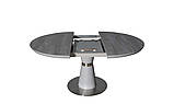 Розсувний стіл Фенікс 120/160 сіра кераміка від Prestol, фото 4