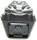 Портативна Bluetooth колонка KTS-1054 з дротовим мікрофоном, фото 5