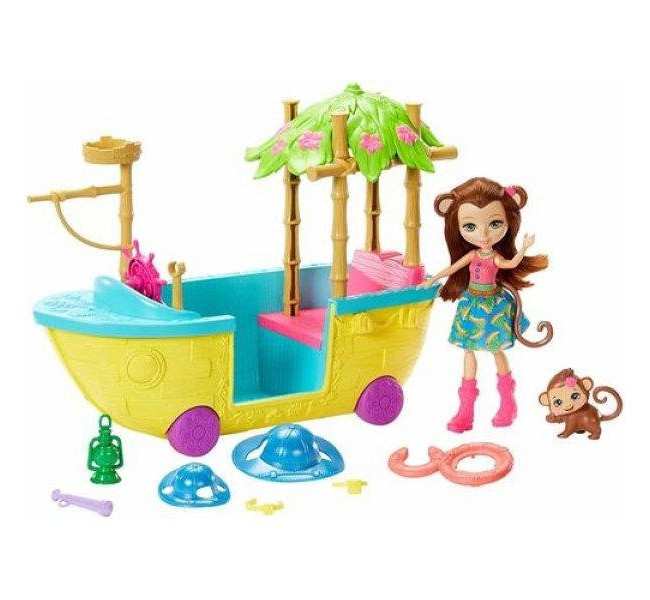 Набір Enchantimals Човен в джунглях GFN58 корабель з Джунглолеса, фото 1