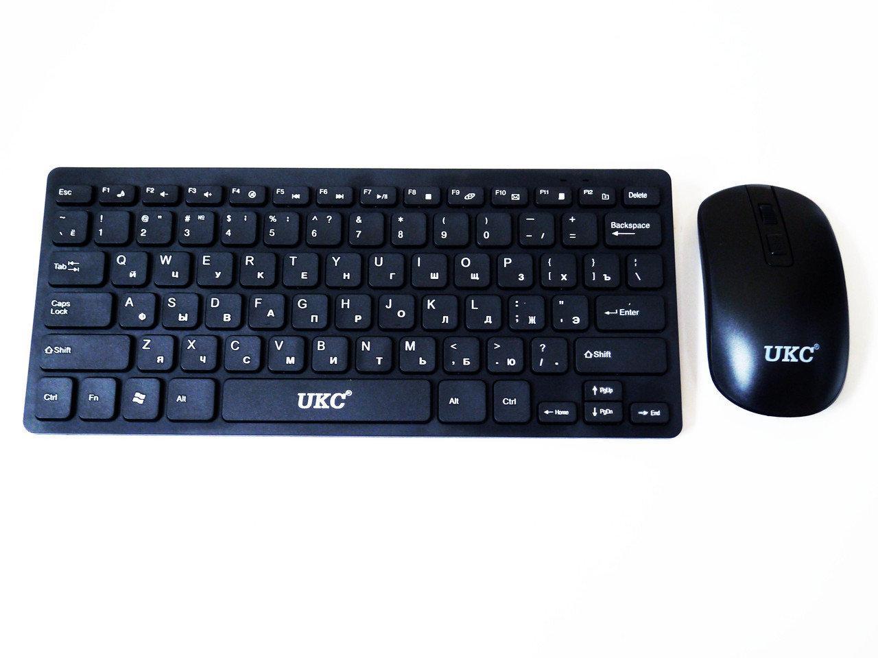 Комплект бездротова клавіатура і миша UKC 4661, чорний