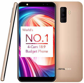 Leago M9 смартфон 2/16 GB gold, 8MP 5.5", + подарунок