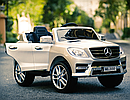 Дитячий електромобіль M 3568 EBLR-1, Mercedes ML350, білий, фото 2