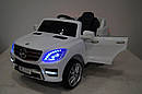 Дитячий електромобіль M 3568 EBLR-1, Mercedes ML350, білий, фото 6