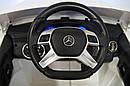 Дитячий електромобіль M 3568 EBLR-1, Mercedes ML350, білий, фото 10