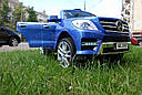 Дитячий електромобіль M 3568 EBLRS-4, Mercedes ML350, синій лак, фото 9