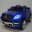 Дитячий електромобіль M 3568 EBLRS-4, Mercedes ML350, синій лак, фото 3