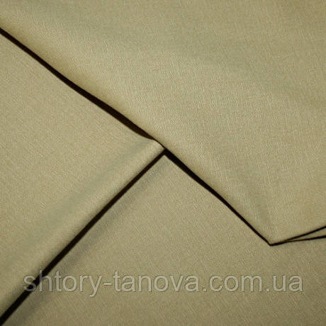 Тканина для оббивки і штор бавовна софт,золото-беж, фото 1