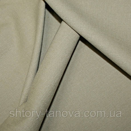 Тканина для оббивки і штор бавовна софт, беж, фото 1