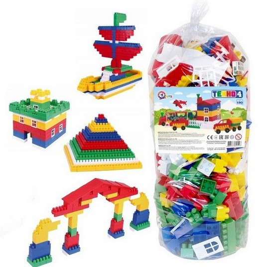 Конструктор ТехноК 4, 190 деталей, фото 1