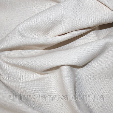 Тканина для оббивки і штор бавовна софт, слонова кістка, фото 1