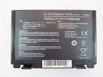 Батарея для ноутбука Asus A32-F82, 5200mAh, 6cell, 11.1V, Li-ion, чорна,