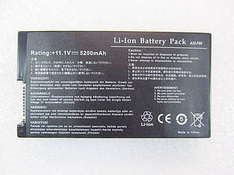 Батарея для ноутбука Asus A32-F80, 5200mAh, 6cell, 11.1 V, Li-ion, чорний,