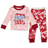 Пижама I love mom&dad для девочки. 6 лет