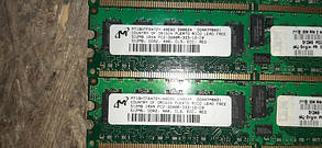 Серверна оперативна пам'ять 6шт. Micron Technology MT18HTF6472Y-40EB2 512MB DDR2 400 № 9130823, фото 2