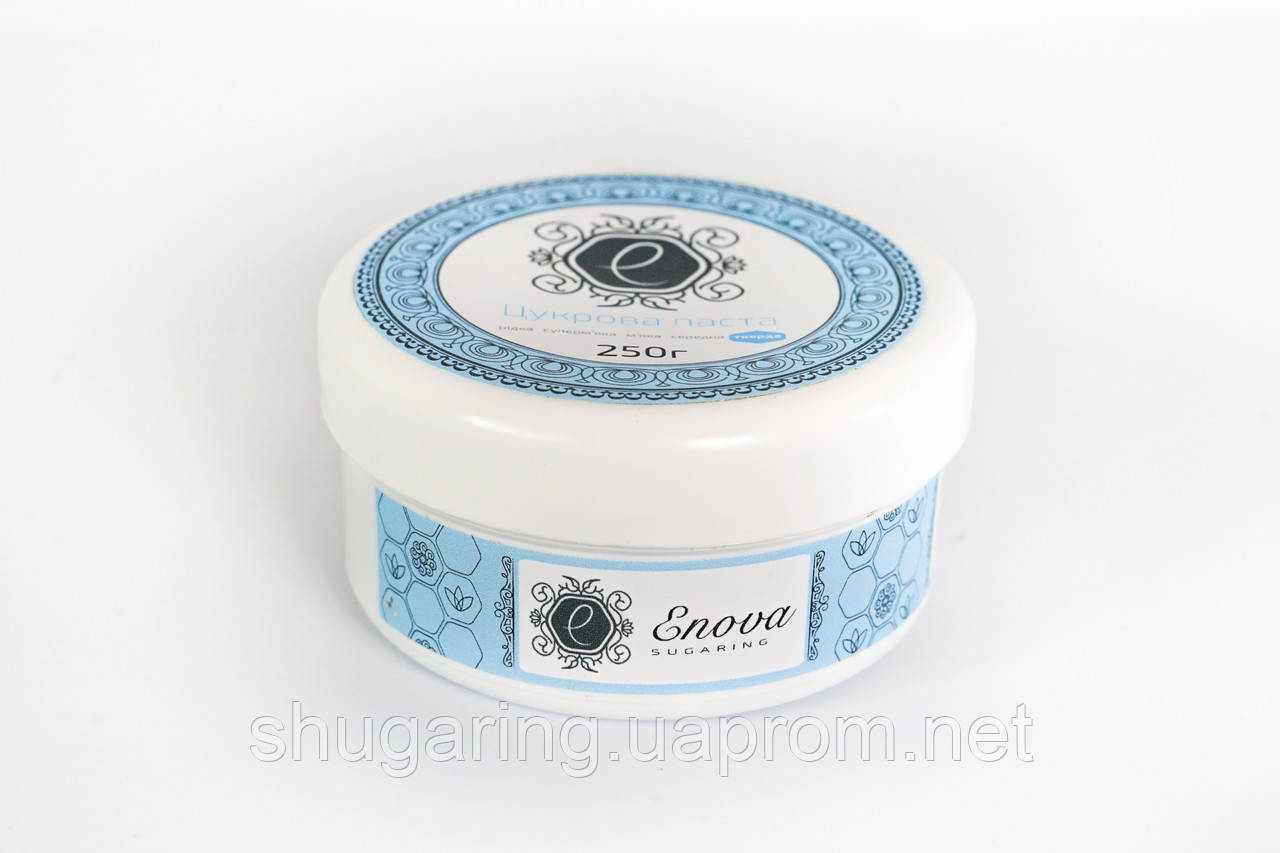 Цукрова паста ENOVA 250 г Sugaring щільна (блакитна з ароматом жасмину)
